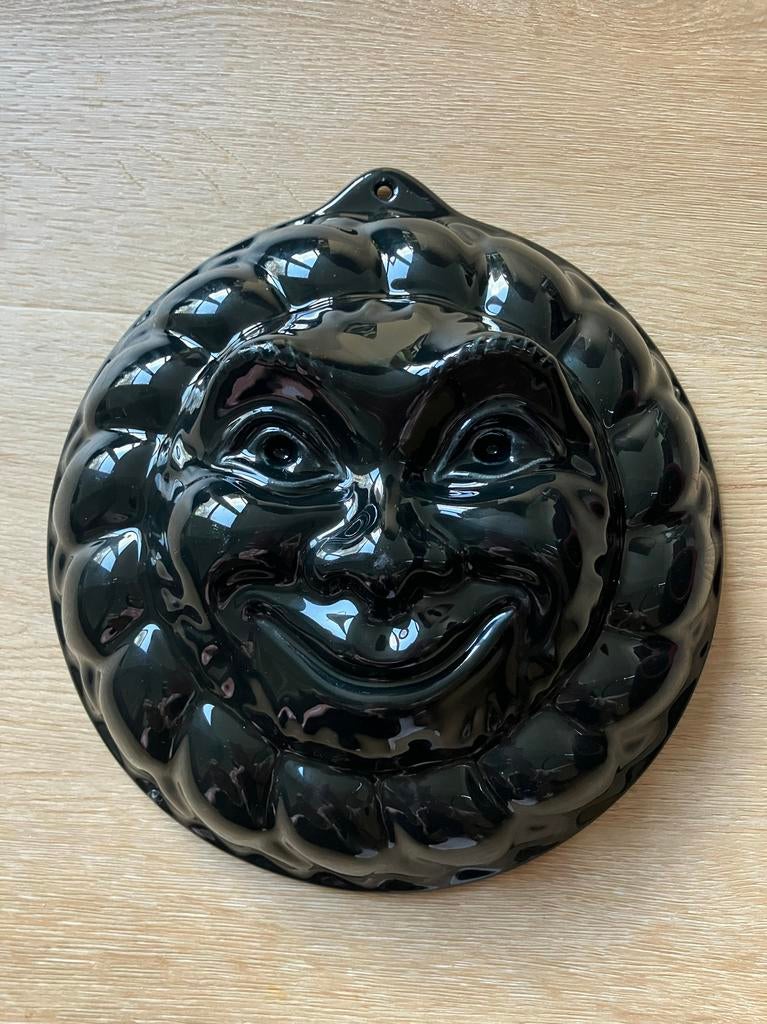 Vintage Puddingvorm Gezicht met Ophanghaakje, Ophalen of Verzenden, Gebruikt
