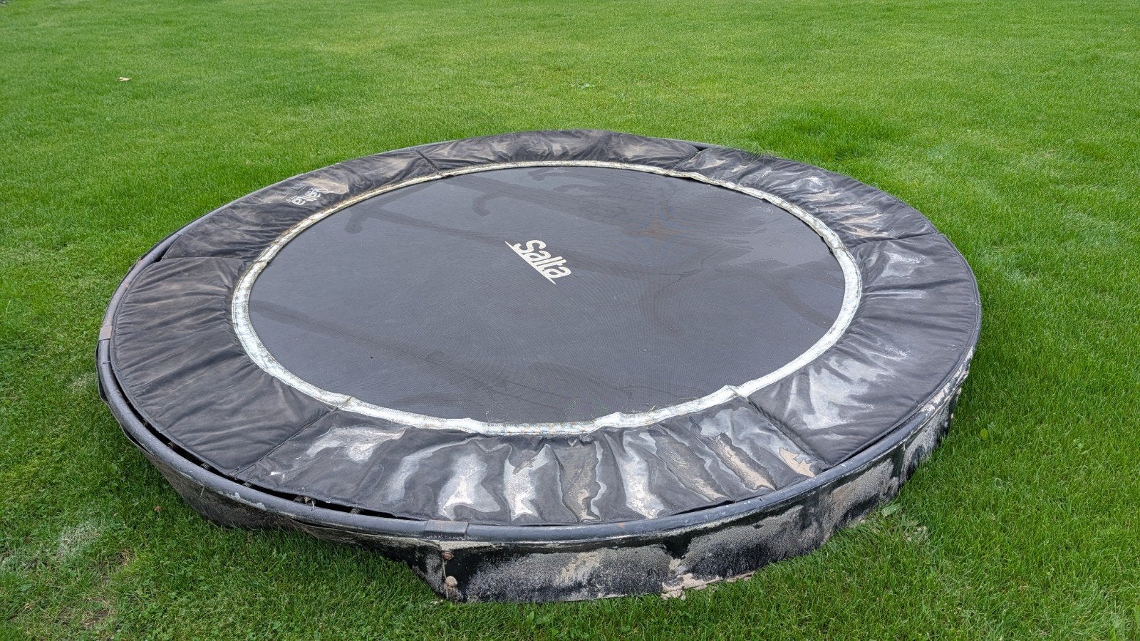 trampoline Salta rond, Ophalen, Gebruikt