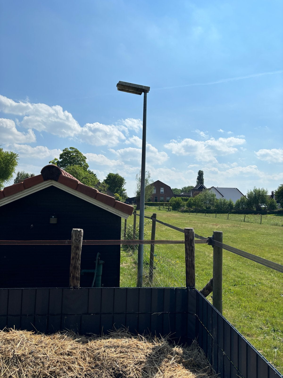 3 lantaarns Straatverlichting / Lantaarnpaal - Gebruikt, Tuin en Terras, Buitenverlichting, Ophalen, Gebruikt, Staal, Overige typen