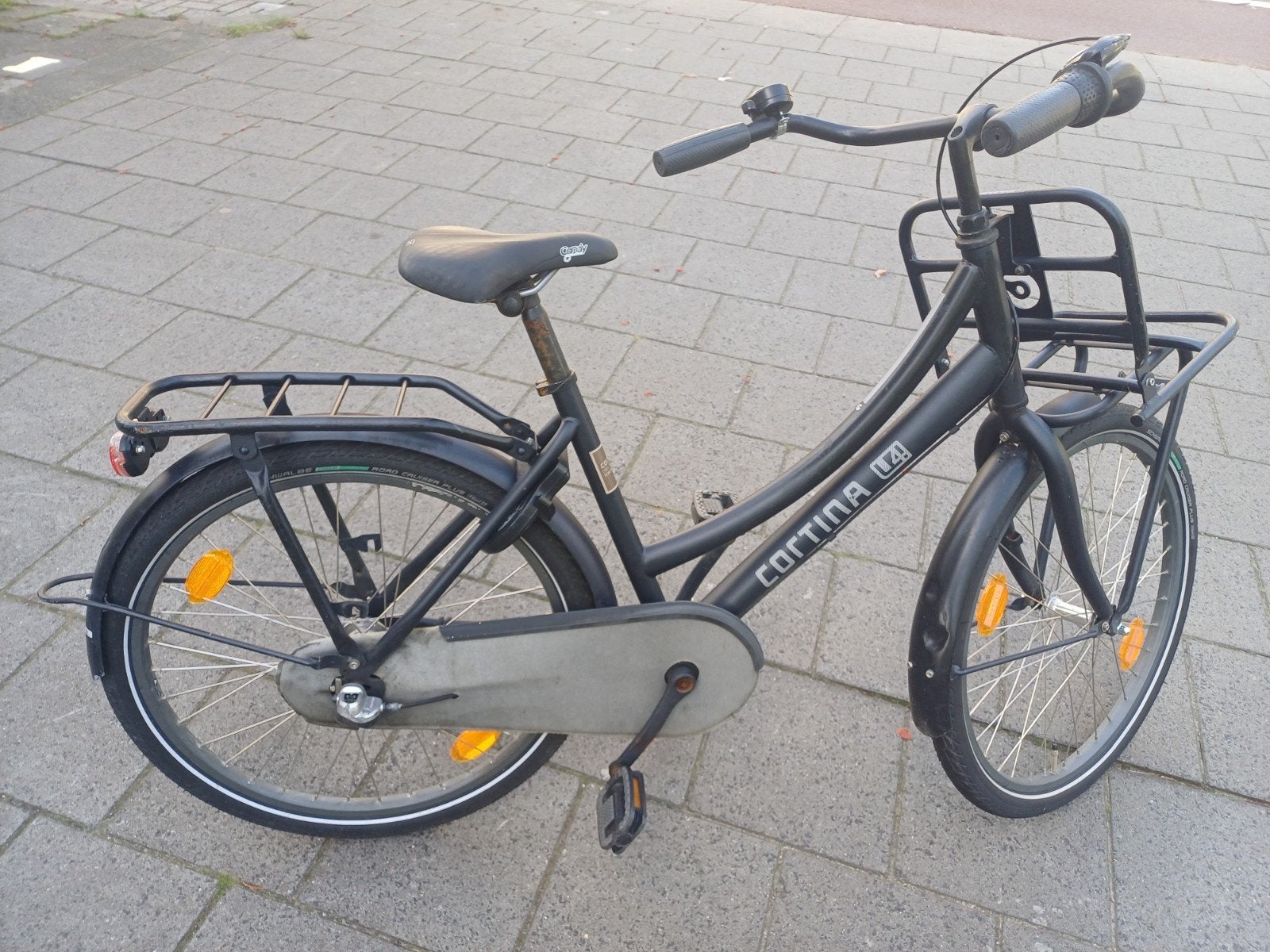 24 inch Cortina U4 transportfiets, Ophalen, Terugtraprem, Versnellingen, Cortina
