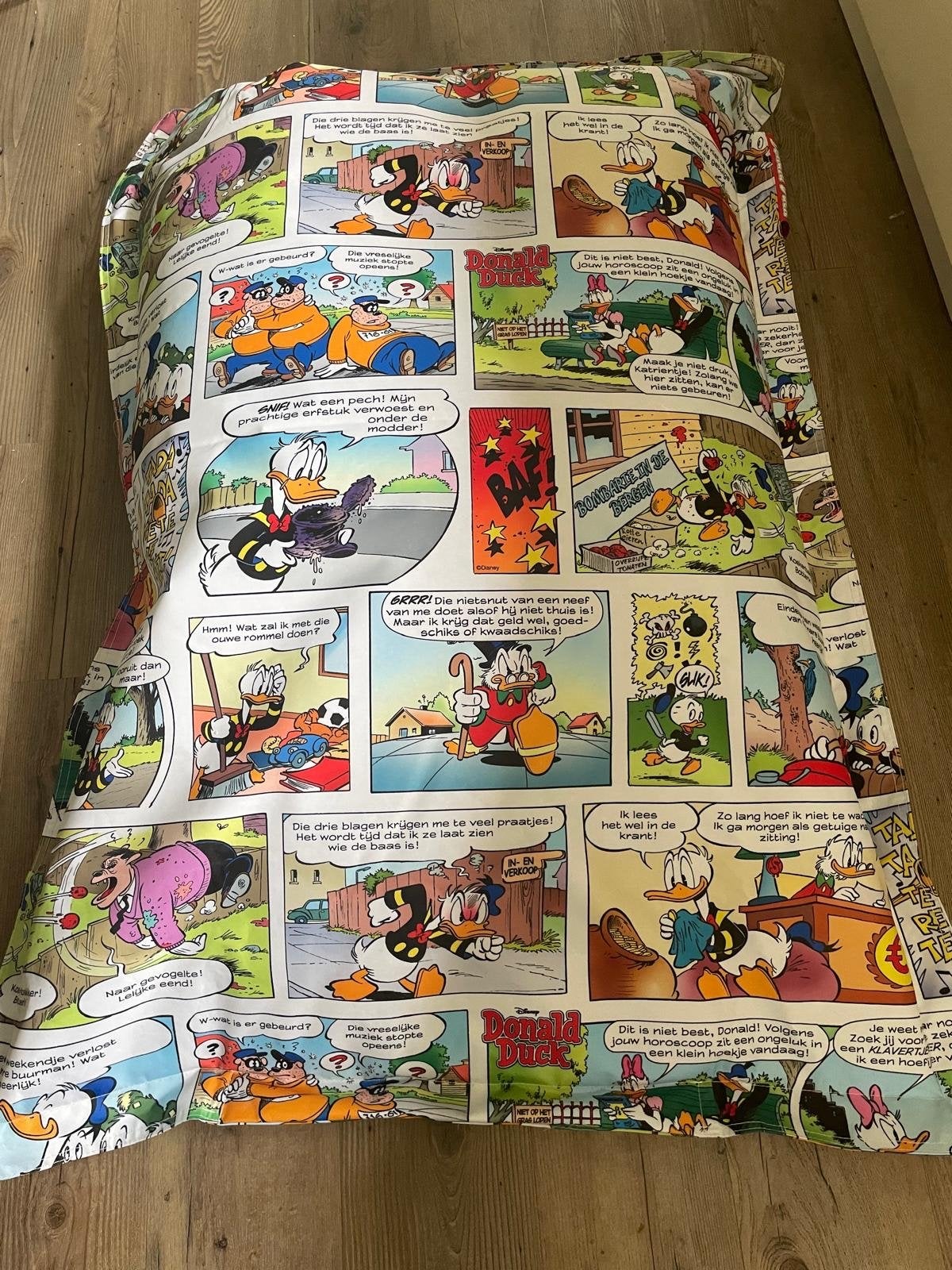 Donald Duck Zitzak - Zo goed als nieuw (140x97cm), Ophalen, Zo goed als nieuw, Meerkleurig, Zitzak