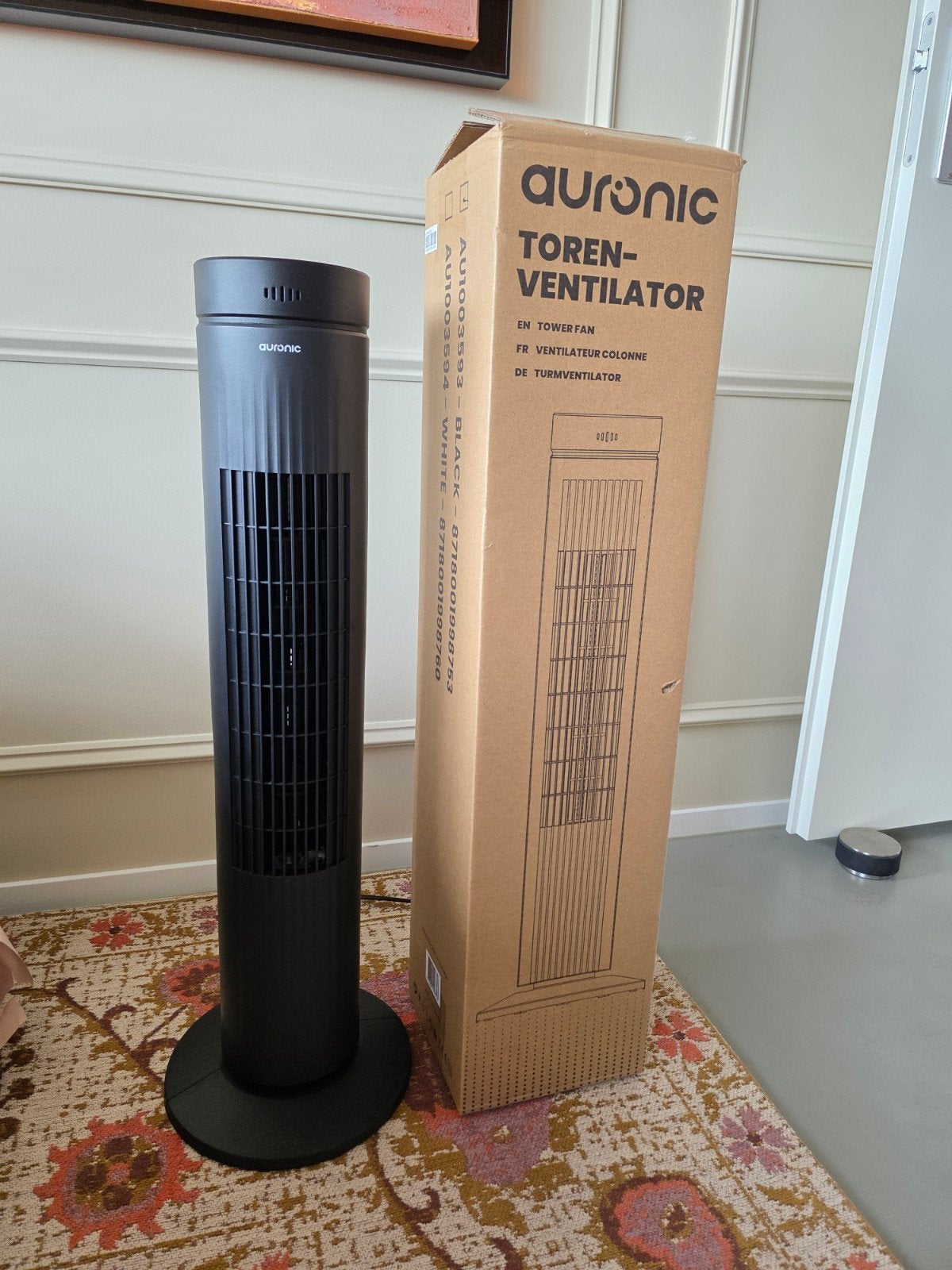 NIEUW: Auronic Torenventilator Tafelventilator, Ophalen of Verzenden, Nieuw, Torenventilator