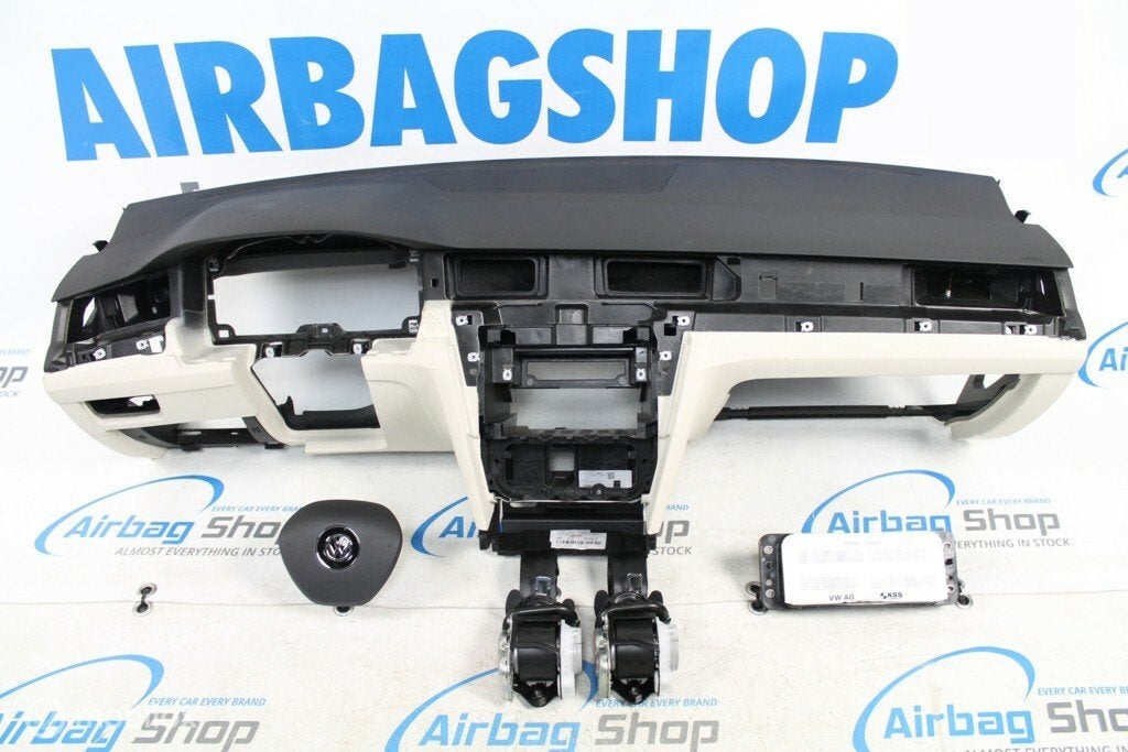 Airbag set - Dashboard zwart/beige Volkswagen Passat B8, Auto-onderdelen