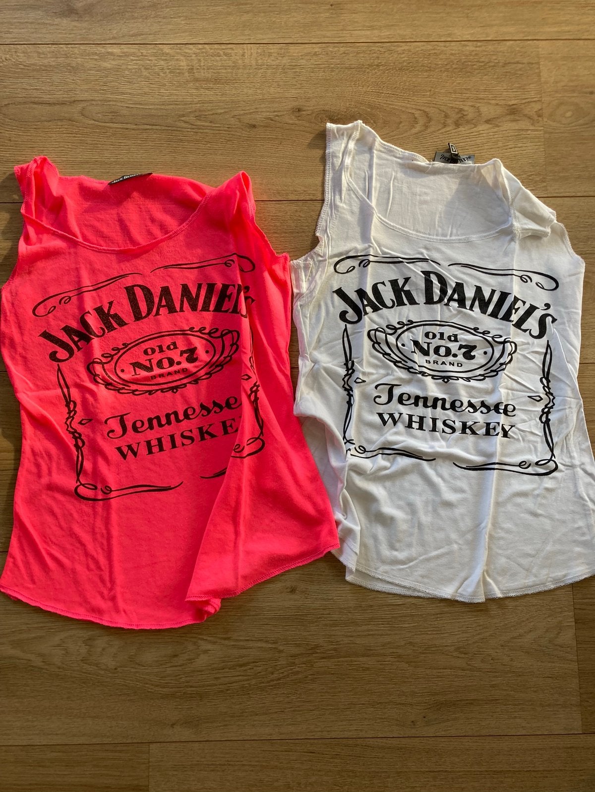 Hemdjes met Jack Daniels opdruk maat S, Ophalen of Verzenden, Zo goed als nieuw, Maat 38/40 (M), Korte mouw