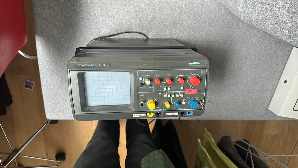 Oscilloscoop Metrix Didascope OX72 2-kanaal 5MHz, Ophalen of Verzenden, Gebruikt