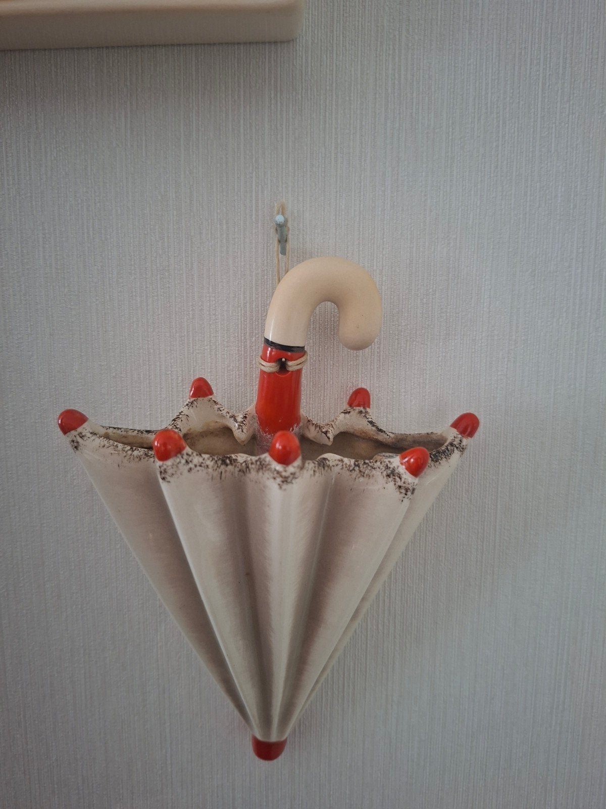 Vintage Hummel Paraplu Wandvaasje met Blauw Bijtje (VP82), Ophalen of Verzenden