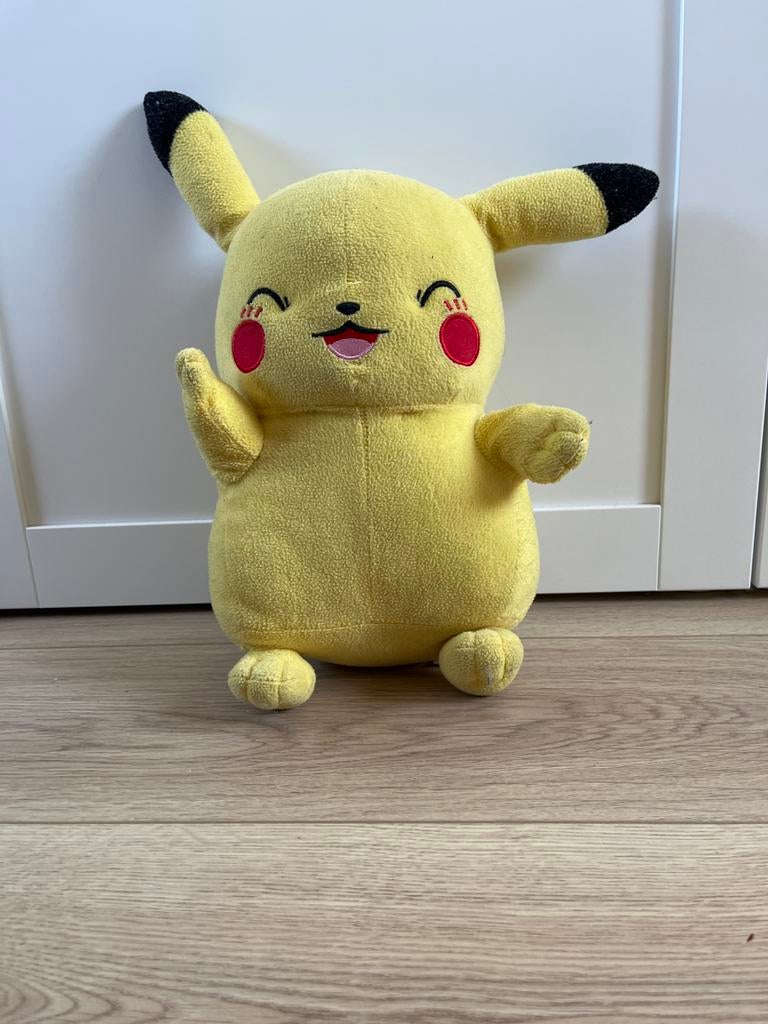 Pikachu knuffel - Pokémon knuffel 30 cm, Geel, Overige typen, Ophalen of Verzenden, Middelgroot (20 tot 80 cm)
