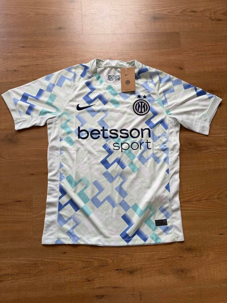 Inter Milan Voetbalshirt Denzel Dumfries Maat S, Ophalen of Verzenden, Nieuw, Maat 46 (S) of kleiner, Wit