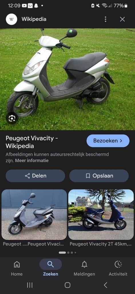 (GEZOCHT) Scooter (100-200 euro), Fietsen en Brommers, Scooters | Peugeot, Ophalen of Verzenden, Vivacity