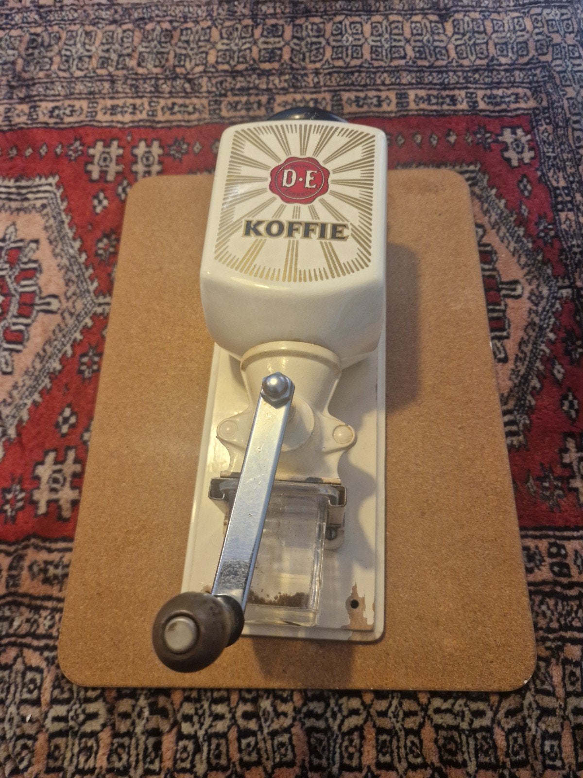 Vintage koffiemolen Douwe Egberts Nederland uit de jaren 60, Ophalen of Verzenden