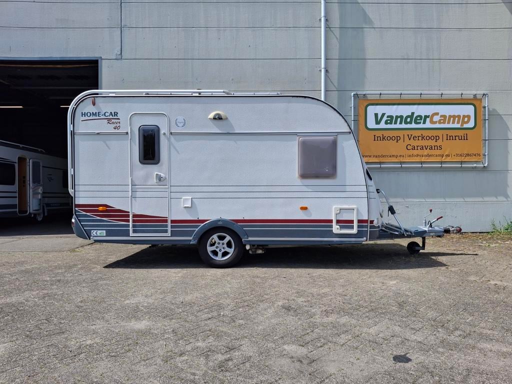 HomeCar Racer 40 met voortent, luifel en mover, Home-car, Rondzit, Bedrijf, 4 tot 5 meter