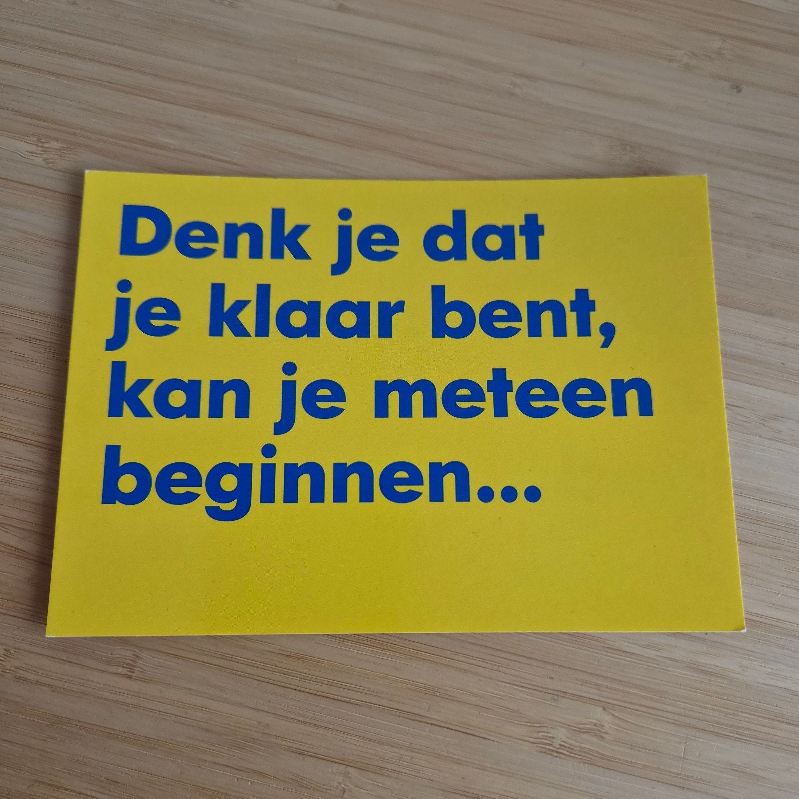 ansichtkaart Boomerang IKEA, Ophalen of Verzenden