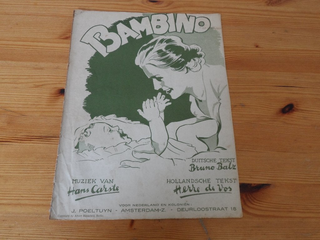 Bambino - hans carste, Muziek en Instrumenten, Zang, Gebruikt, Ophalen of Verzenden, Artiest of Componist