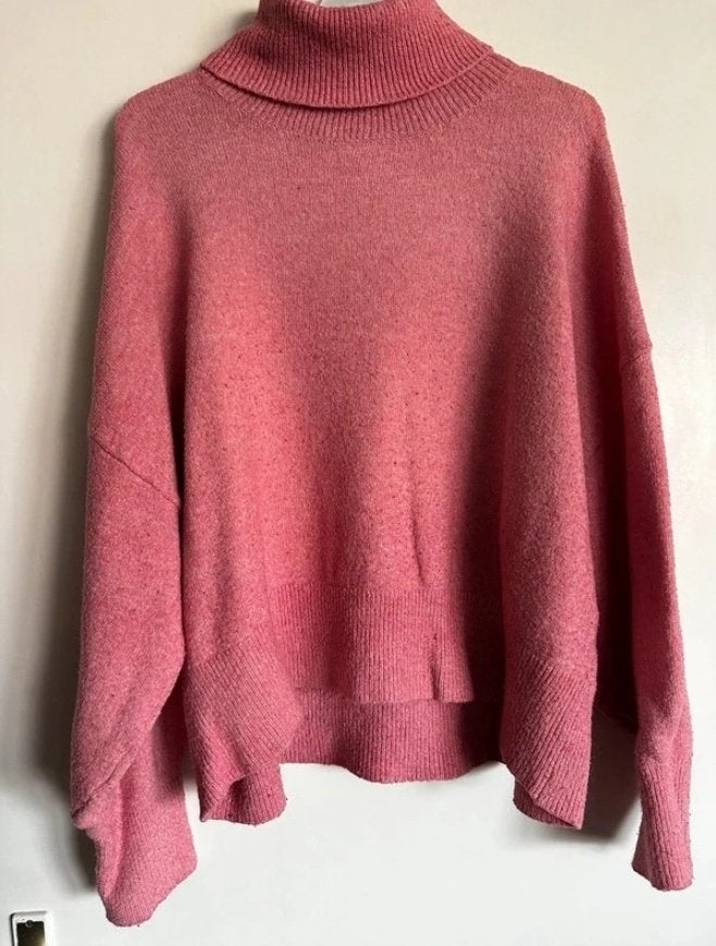 H&M | maat XL | Wollen roze trui, Kleding | Dames, Ophalen of Verzenden, Zo goed als nieuw, Maat 46/48 (XL) of groter, Roze