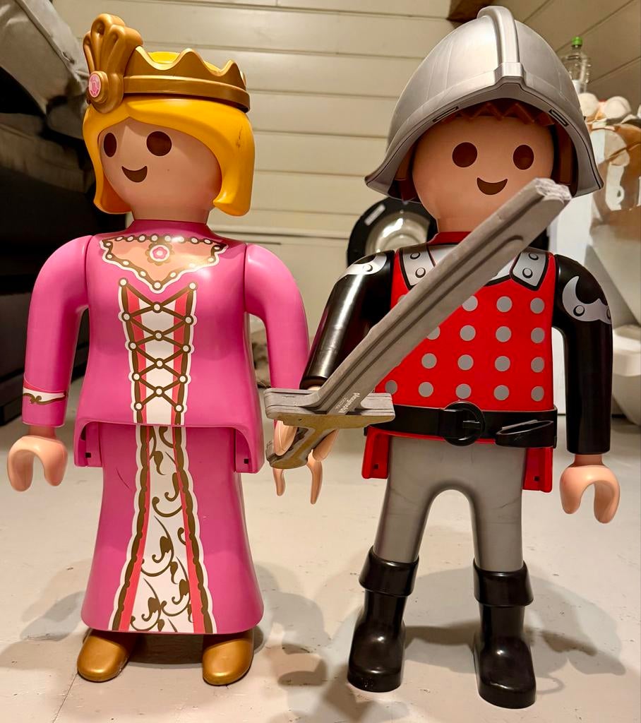 Playmobil XXL Prinses en Ridder - Groot Speelplezier!, Ophalen of Verzenden, Zo goed als nieuw, Los playmobil