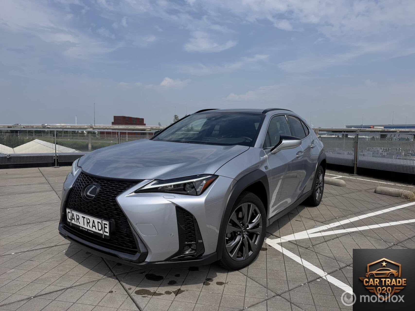 Lexus UX 250h F Sport Line Leder|Carplay|Led, Automatische klimaatregeling, Gebruikt, 4 cilinders, Bedrijf