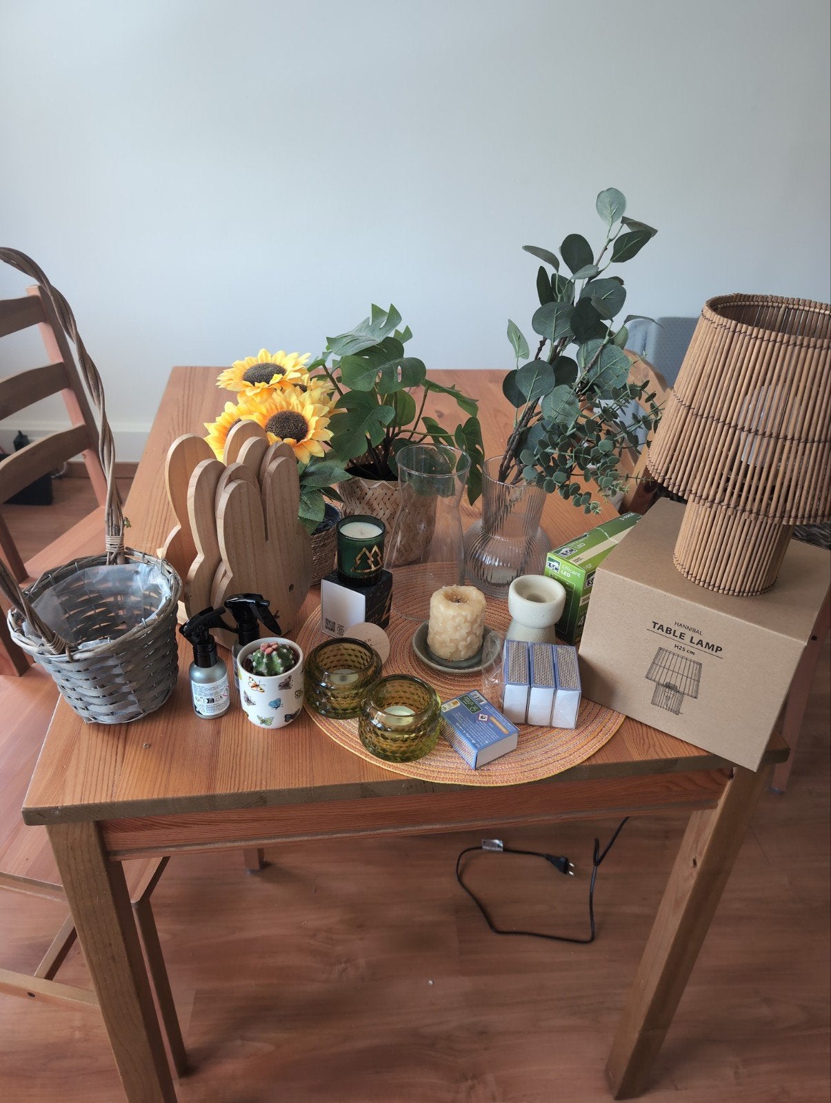 Home decor bundle, Ophalen, Hout, Meerkleurig, Landelijk