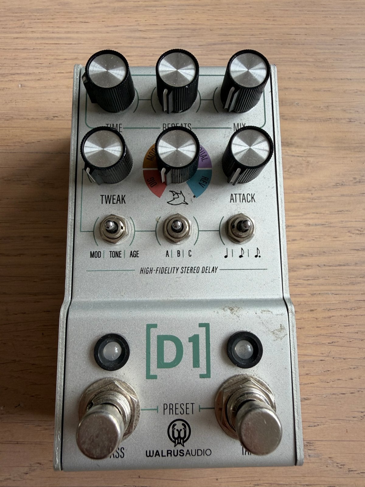 Walrus Audio D1 High-Fidelity Stereo Delay Pedaal, Ophalen of Verzenden, Zo goed als nieuw, Delay of Echo