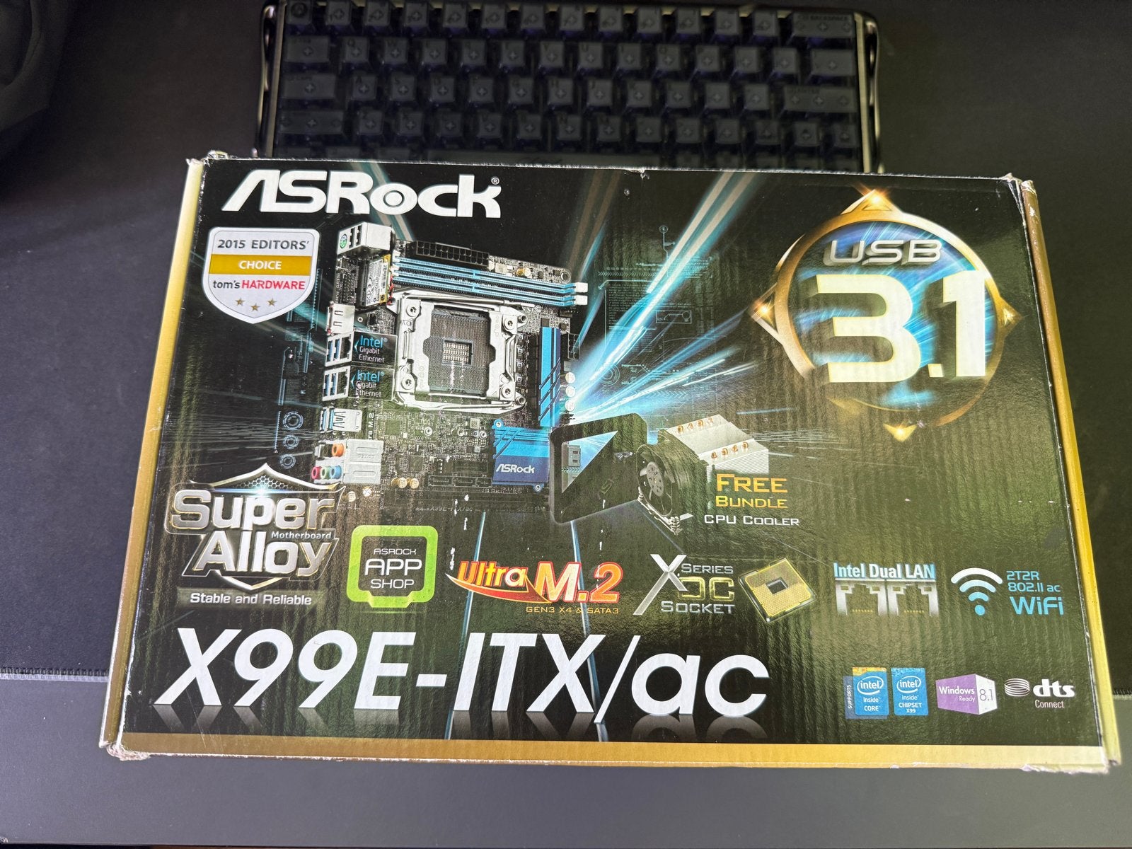 ASRock X99E-ITX/ac met Intel Xeon E5-2696v4 (22-core), Ophalen of Verzenden, Zo goed als nieuw, 24-core, 2 tot 3 Ghz