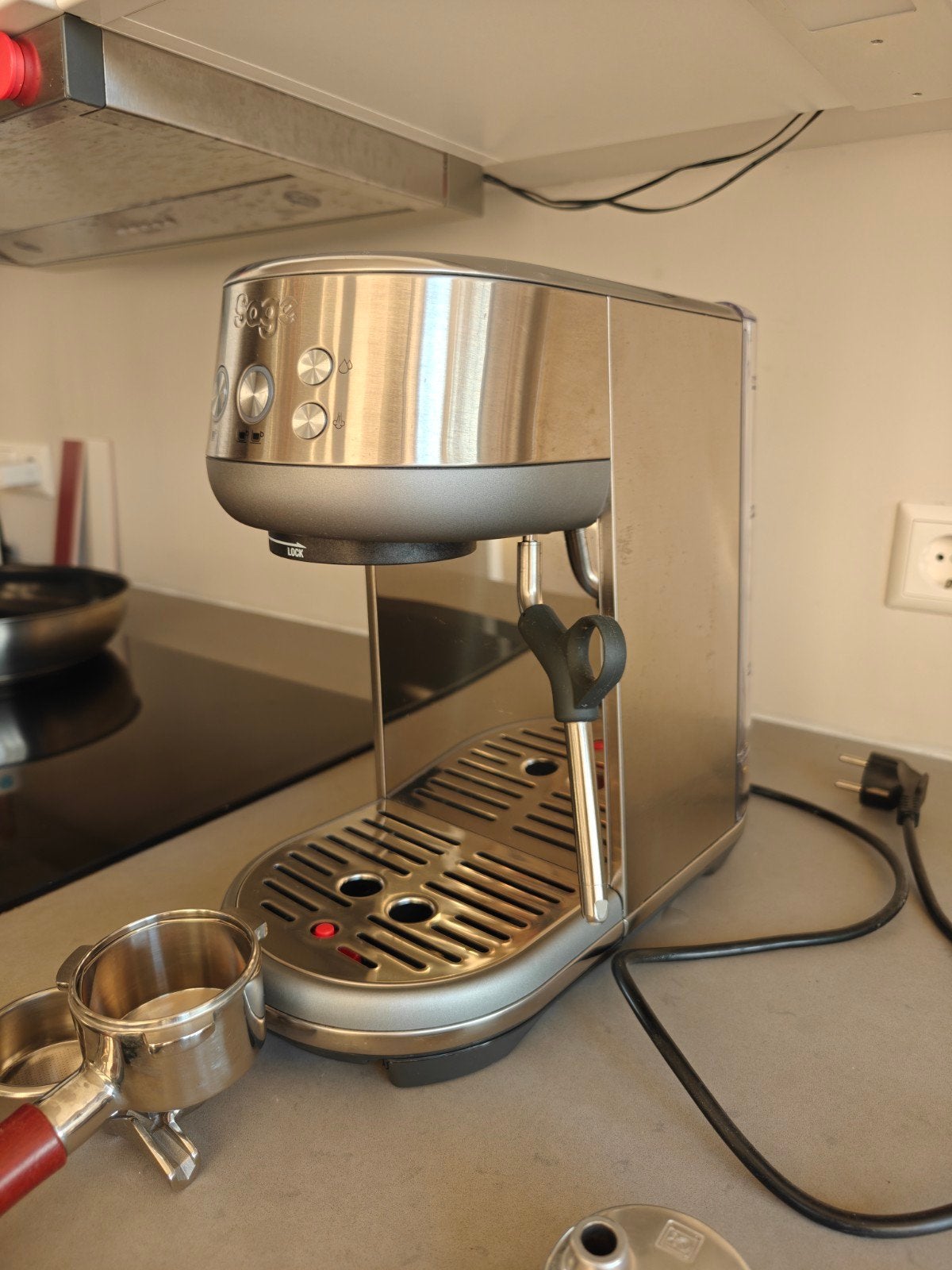 Sage the Bambino Espressomachine, Witgoed en Apparatuur, Ophalen, Espresso apparaat, Zo goed als nieuw, 4 tot 10 kopjes