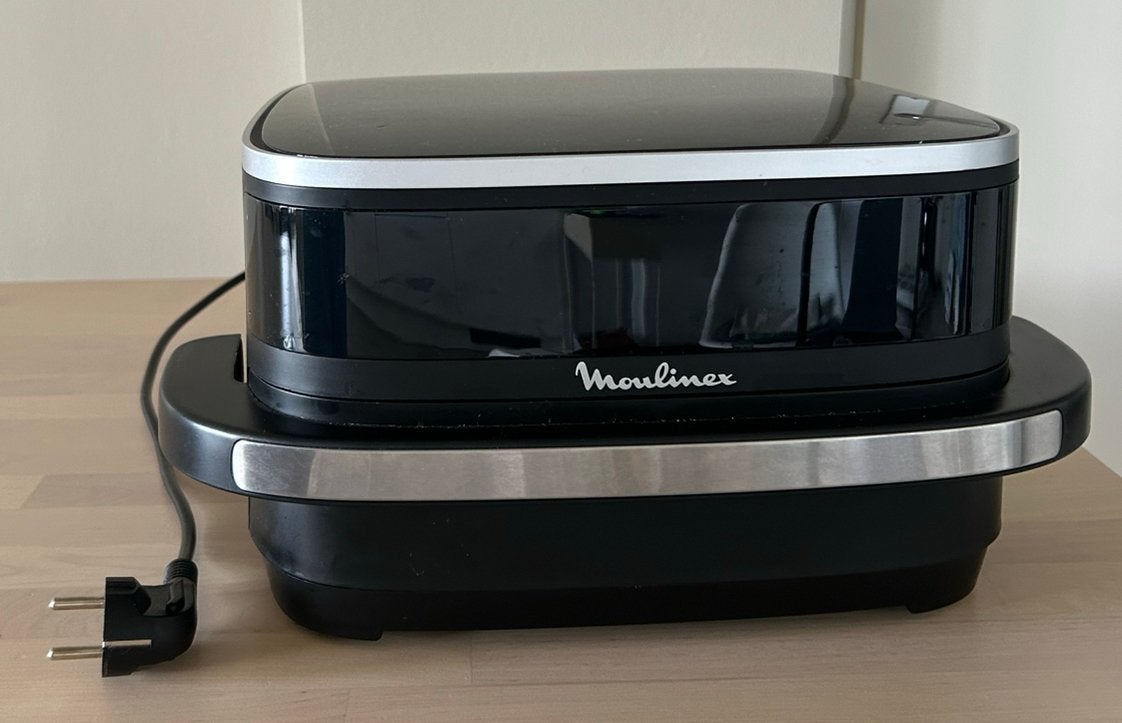 Moulinex airfryer 1kg, Ophalen, Gebruikt, Airfryer, 1000 t/m 1499 gram