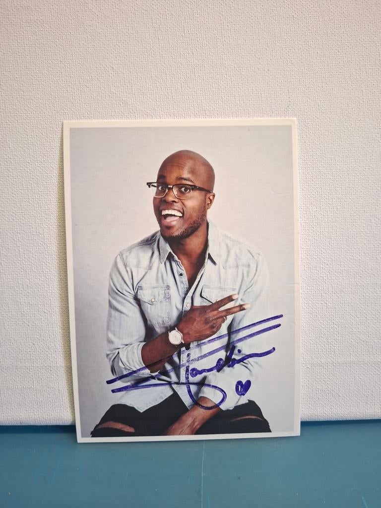 JANDINO ASPORAAT COMEDIAN, Verzenden, Nieuw, Foto of Kaart, Gesigneerd