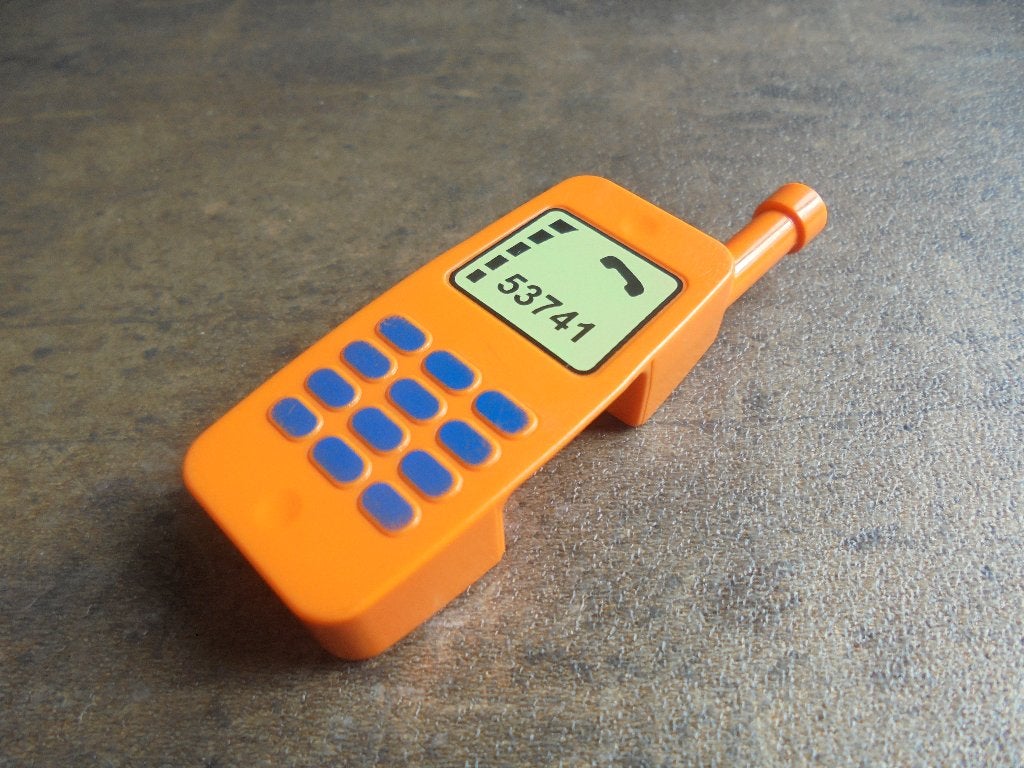 Lego Duplo Utensil Telephone Mobile (zie foto's), Ophalen of Verzenden, Gebruikt, Losse stenen, Duplo
