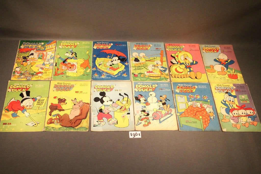 Donald Duck Losse nummers 1961, Meerdere stripboeken, Ophalen of Verzenden, Gelezen