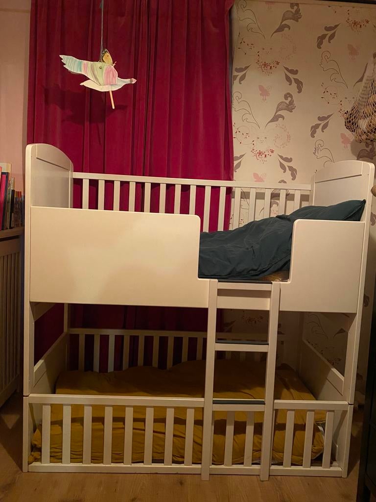 Easygrow meegroei stapelbed van baby tot 6 jaar, Kinderen en Baby's, Kinderkamer | Stapelbedden en Hoogslapers, Gebruikt, Stapelbed