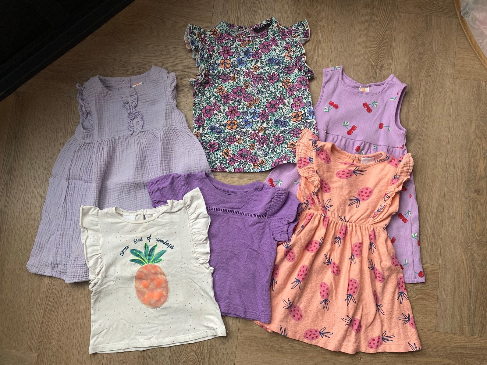 Meisjes zomerpakket maat 92/98, Ophalen of Verzenden, Gebruikt, Maat 92