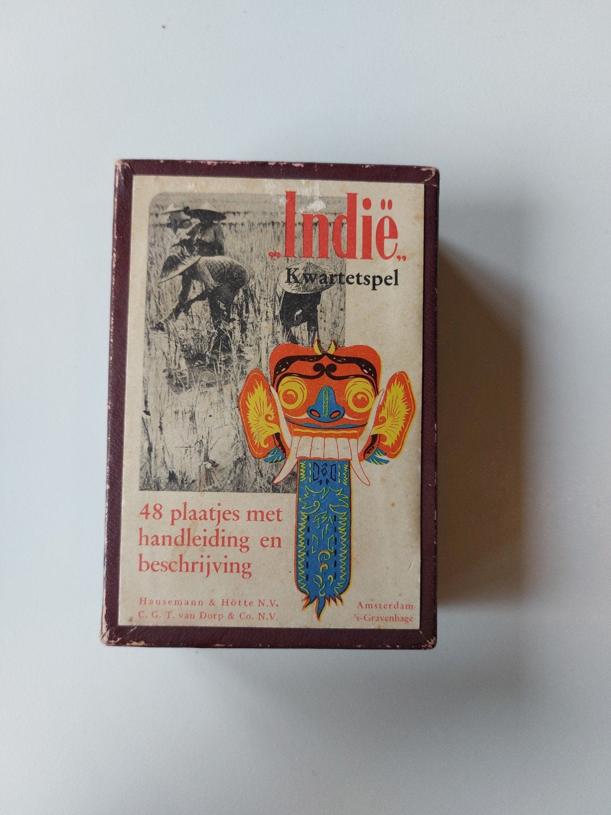 Indië kwartetspel, Ophalen of Verzenden, Zo goed als nieuw, Kwartet(ten)