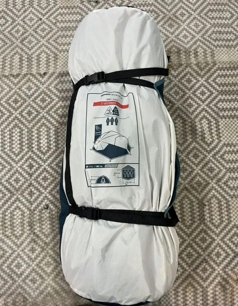 Quechua 2 Seconds Easy 3, Caravans en Kamperen, Tenten, Ophalen of Verzenden, Zo goed als nieuw, Tot en met 2