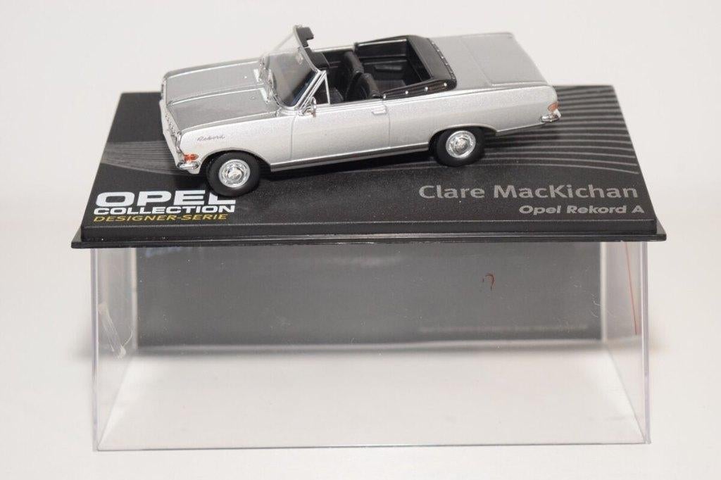 29434: Opel Rekord A Cabriolet - Clare MacKichan - Atlas, Hobby en Vrije tijd, Modelauto's | 1:43, Auto, Ophalen of Verzenden
