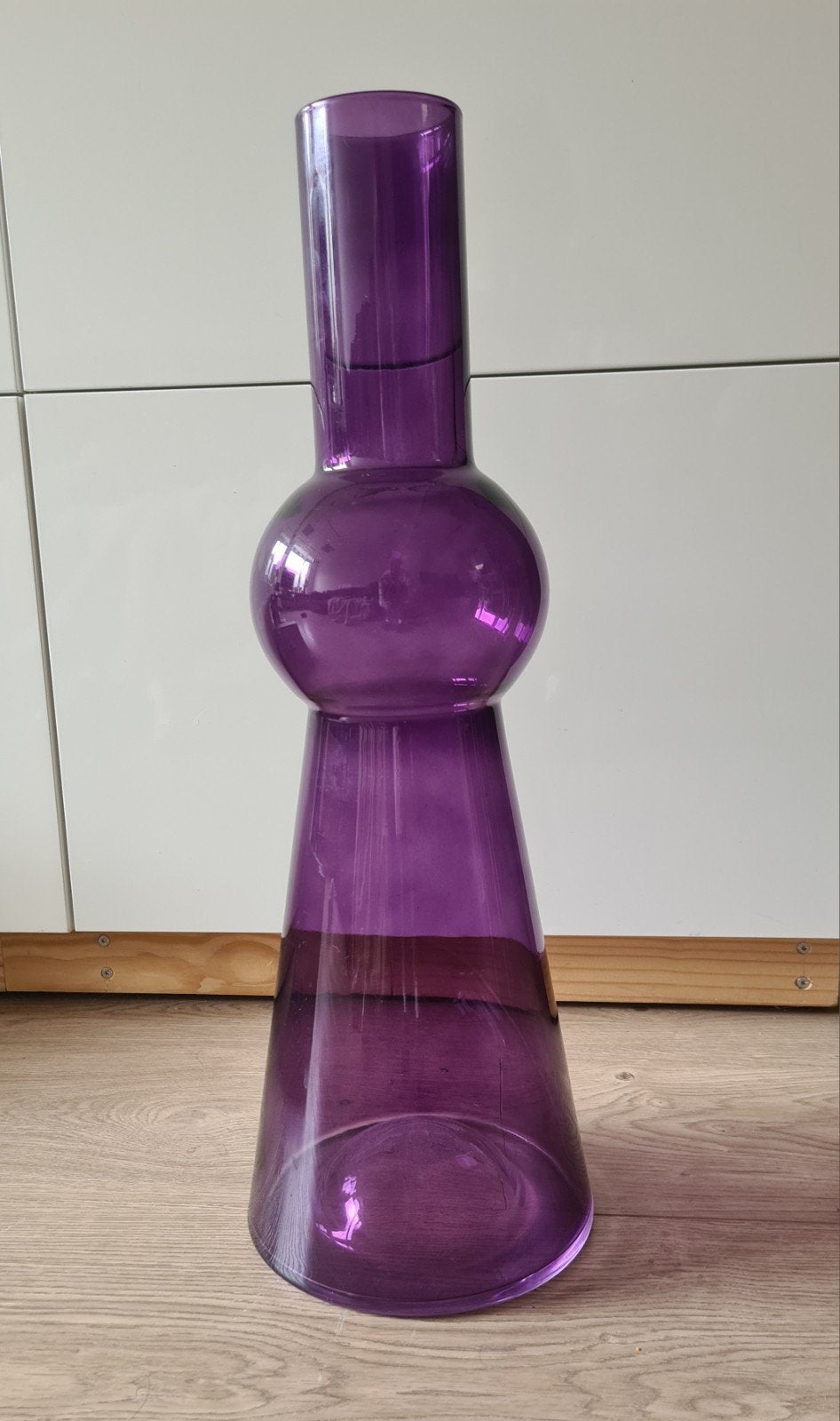 Vintage Paarse Ikea Vaas - Uniek Design, Ophalen