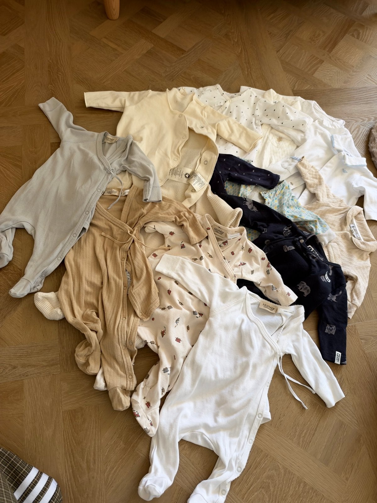 14x Boxpakjes Newborn/Maat 50 (Noppies, MarMar, Armani), Ophalen of Verzenden, Zo goed als nieuw, Jongetje of Meisje, Pakje