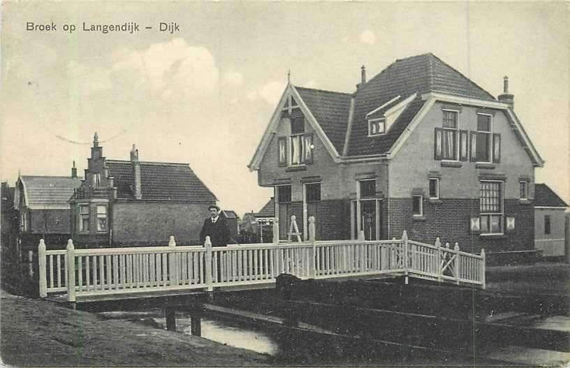 380-674-021 Broek op Langendijk Dijk, Verzenden, Voor 1920, Noord-Holland