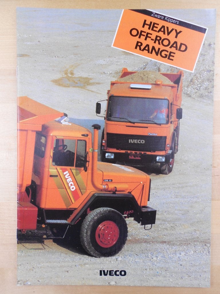 Iveco Kippers Brochure Brochure 1984 260 320 Torpedo & Front, Iveco, Ophalen of Verzenden, Zo goed als nieuw, Overige merken