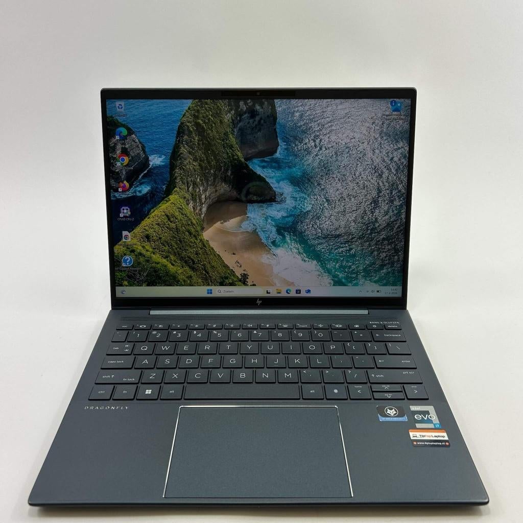 HP Dragonfly G3 | 13 Inch | Core i7-1255U | 16GB RAM | 256GB, 256 GB, Qwerty, 13 inch, Refurbished