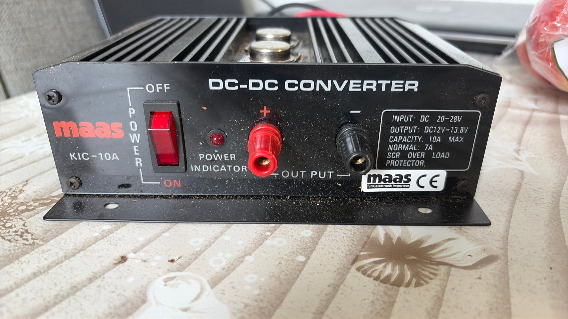 Maas KIC-10A DC-DC Omvormer | 24V naar 12V (10A Max), Hobby en Vrije tijd, Elektronica-componenten, Ophalen of Verzenden, Zo goed als nieuw