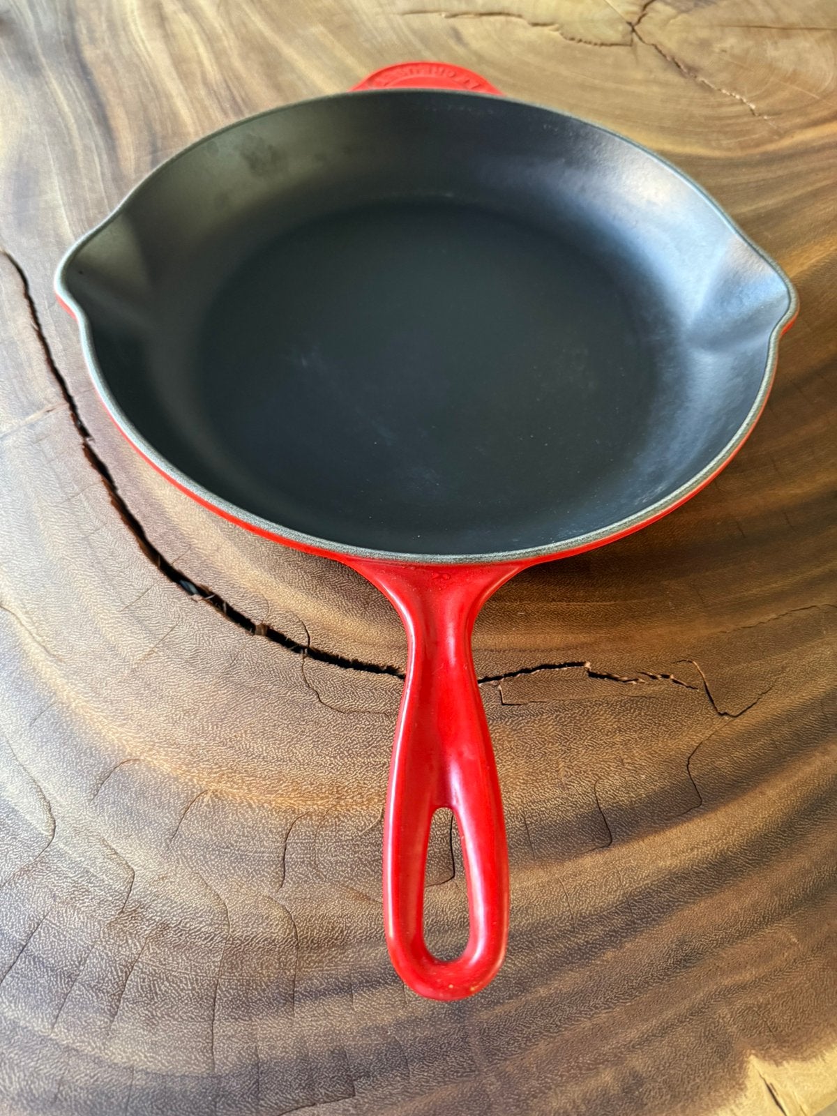 Le creuset koekenpan, Huis en Inrichting, Ophalen of Verzenden, Gietijzer, Koekenpan of Braadpan