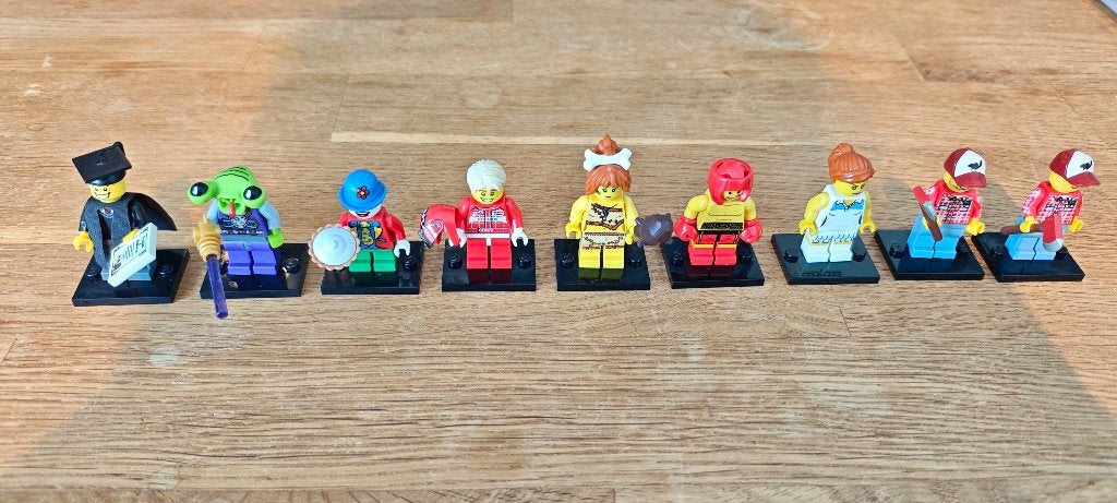 LEGO 9x minifiguren CMF's series 3 & 5 (2011), Compleet, Lego, Nieuw, Ophalen of Verzenden