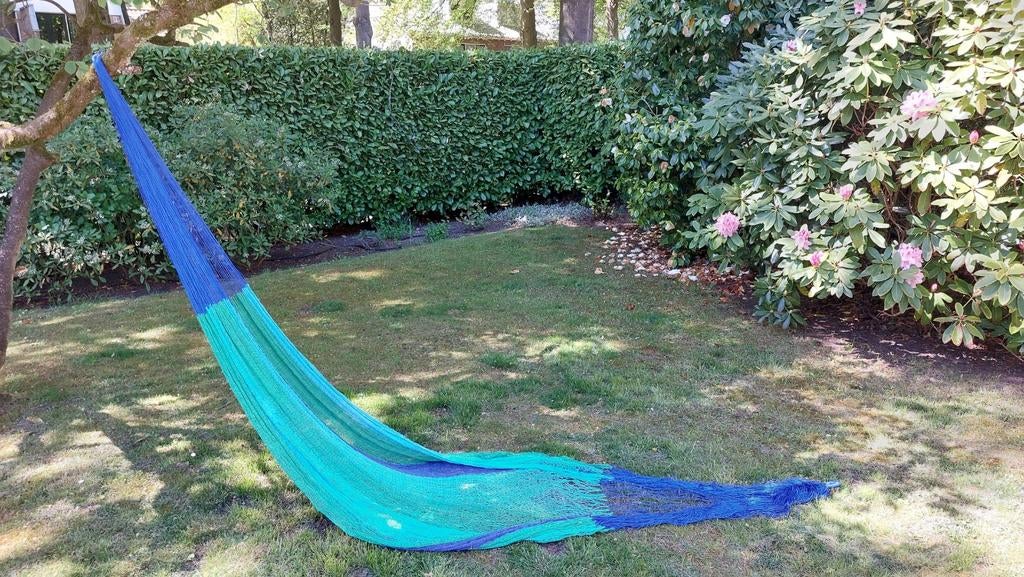 Originele Hamacasutra hangmat "large, Ophalen of Verzenden, Zo goed als nieuw, Meerpersoons, Binnen