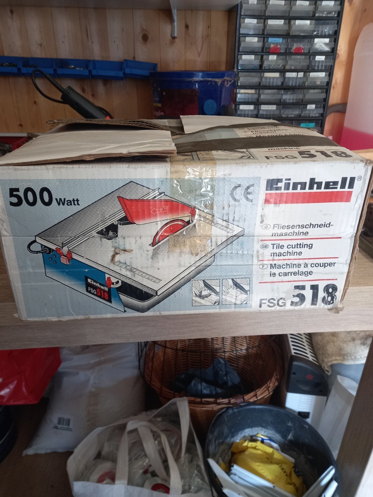 nieuwe einhell tegel snijder zie foto's, Ophalen, Nieuw, 1200 watt of meer, Decoupeerzaag