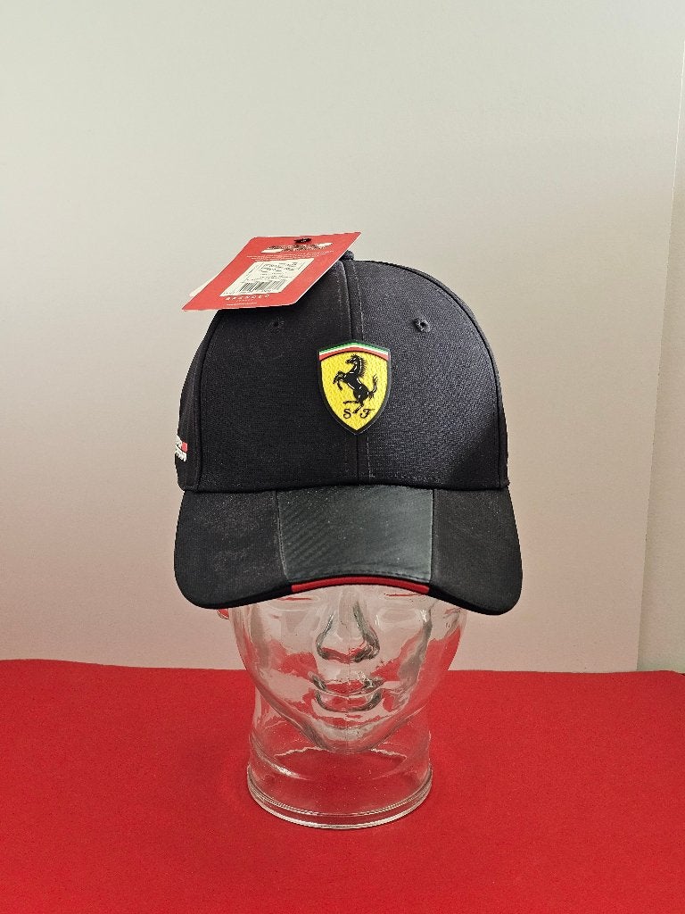 Ferrari Driver Cap, Carbon strip, zwart. <<NIEUW>>, Ophalen of Verzenden, Nieuw, Formule 1