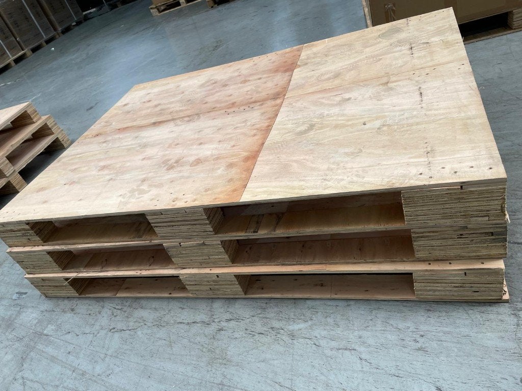 Houten Pallets met Deksel - Diverse Maten, Ophalen, Gebruikt, 50 mm of meer, Pallet