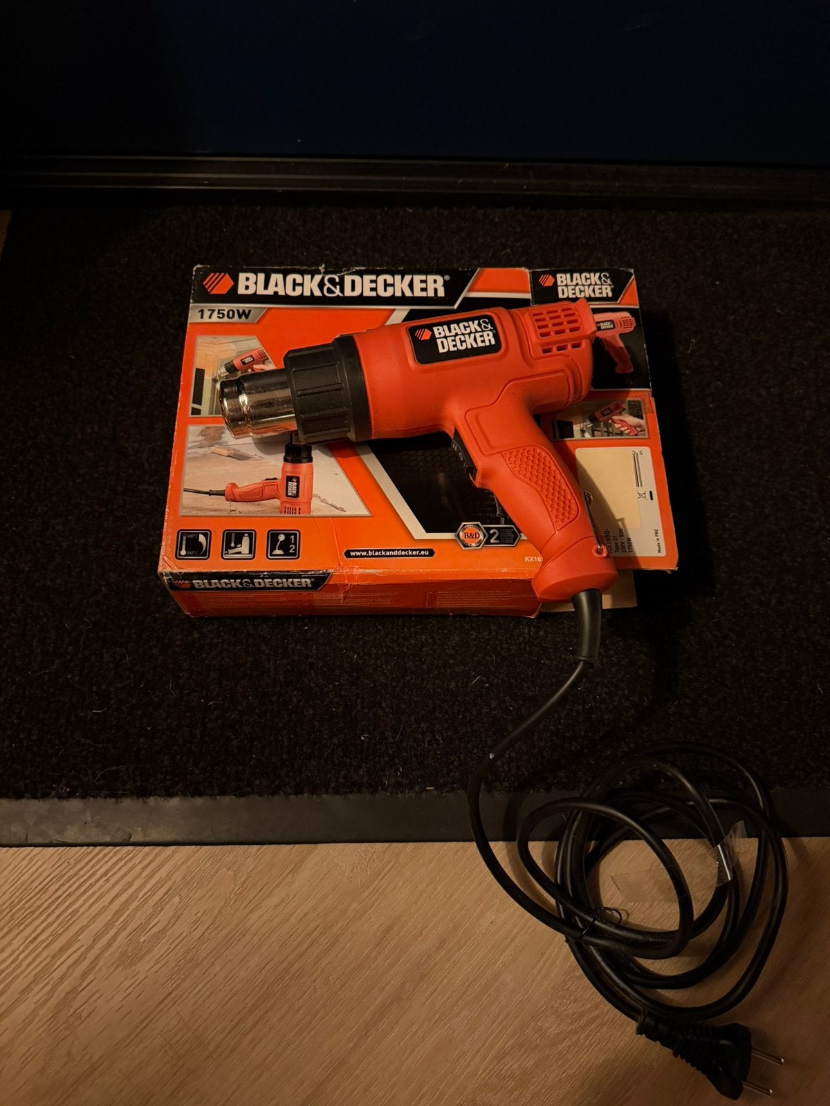 Black+Decker KX1650 Heteluchtpistool – Nieuw, Ophalen of Verzenden, Zo goed als nieuw