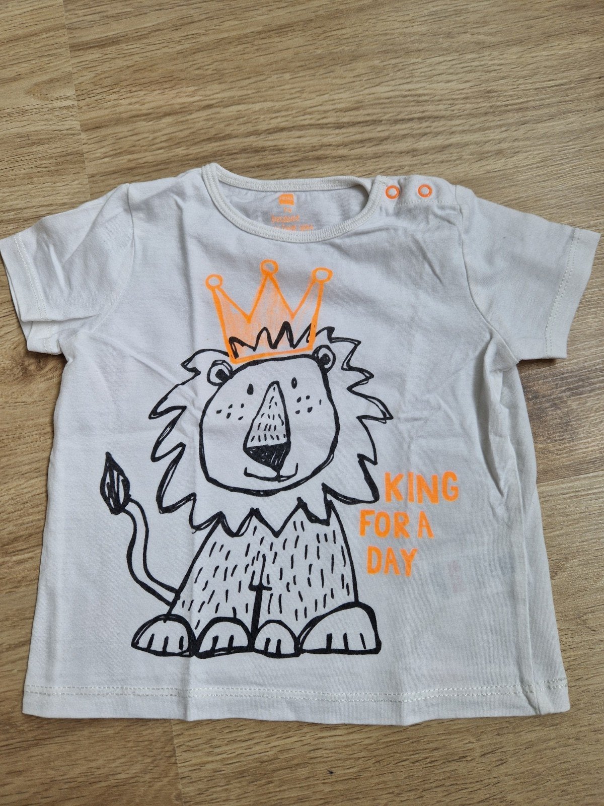 shirt koningsdag mt 74, Ophalen of Verzenden, Zo goed als nieuw, Jongetje of Meisje, Shirtje of Longsleeve