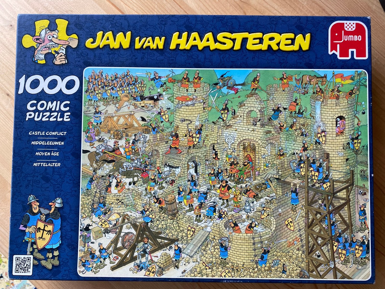 Jan van Haasteren puzzel 1000 stukjes, Ophalen, 500 t/m 1500 stukjes, Zo goed als nieuw