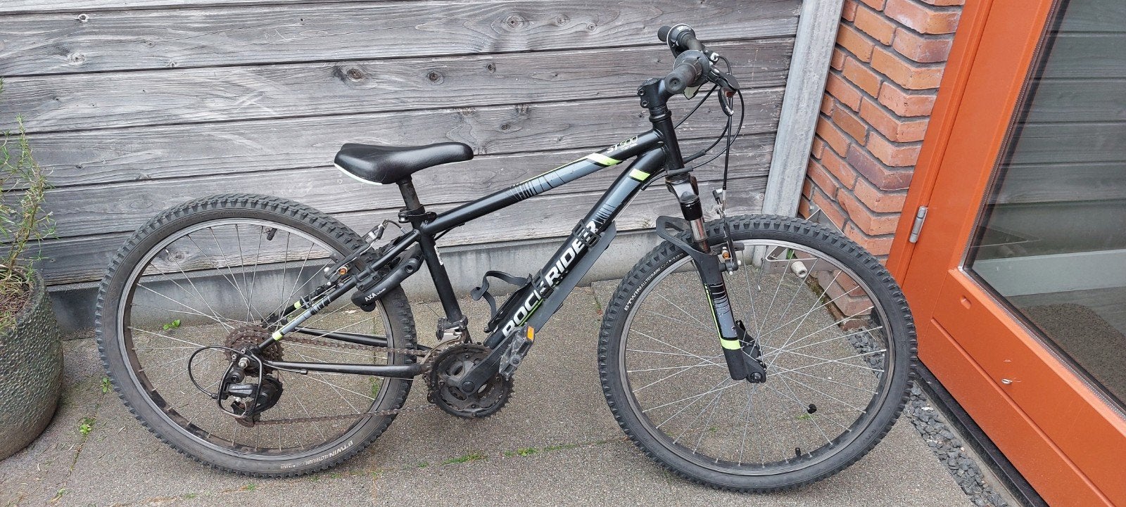Rockrider ST500 Kinderfiets 24 inch, Gebruikt, Velgrem, Versnellingen, Minder dan 49 cm