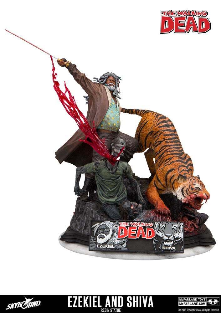 McFarlane Walking Dead Statue Ezekiel & Shiva Exclusive, West Campus 1 76863 Herxheim (DE), Beeldje, Replica of Model, Heo GmbH